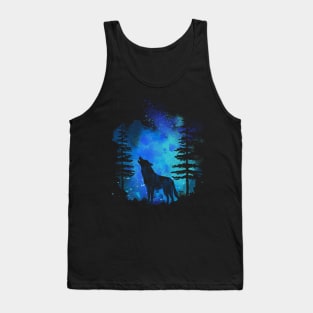 legend of the power of wolves in the night Tank Top